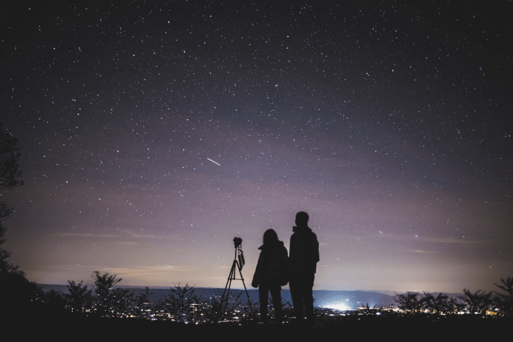 Photo of a couple going stargazing