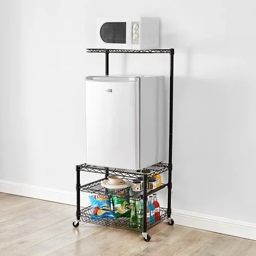Mini fridge organizer from Dormify